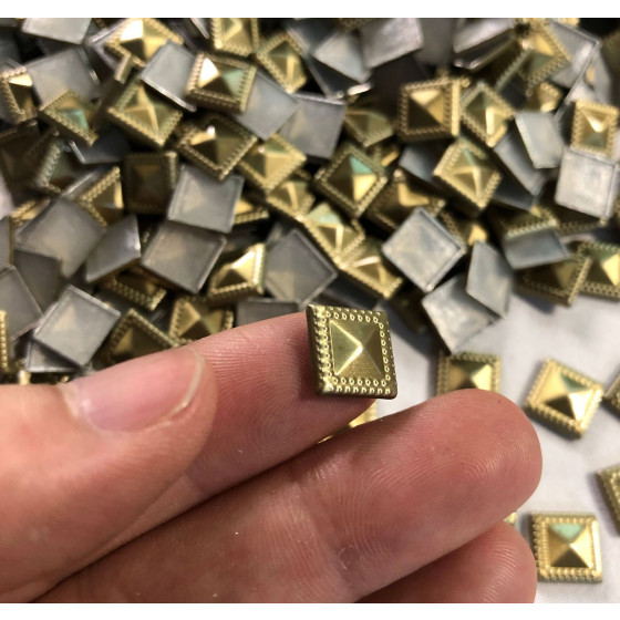 Imported Aluminum Foil Copper-Effect Trim Heat Transfer Rhinestones Graphics for Bags Apparel Accessories Decor Copper-Effect